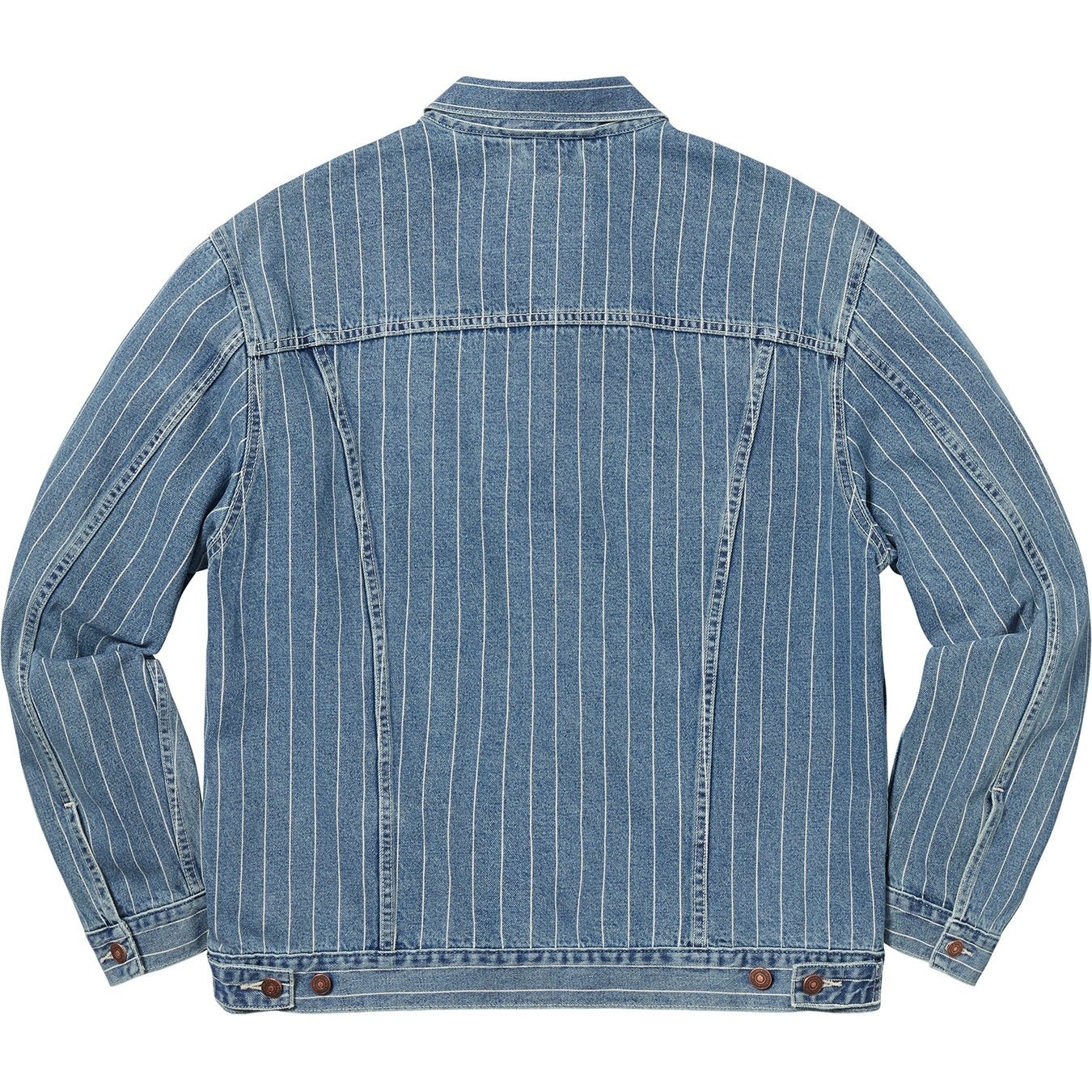 Supreme®/Levi's® Pinstripe Trucker Jacket view 7